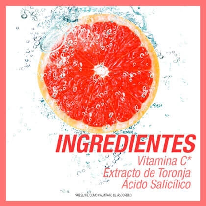 Ingredientes de Neutrogena® Oil Free Toronja Ácido salicílico